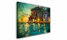 obraz-na-plotnie-109-wieczor-w-miescie-90x60cm