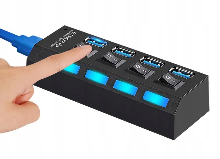 hub-usb-aptel-ak244b-4-portow-waga-z-opakowaniem-0-2-kg-liczba-portow-4
