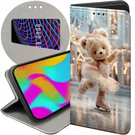 etui-z-klapka-do-xiaomi-redmi-note-12-4g-wzory-misie-mis-pluszowy-mis-case