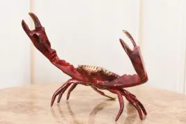 czerwony-krab-figura-rzezba-z-brazu-dekoracja-prezent