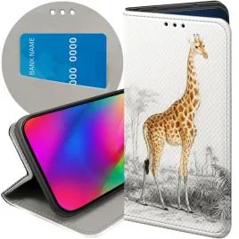 etui-z-klapka-do-apple-iphone-17-wzory-zyrafa-smieszne-sawanna-futeral-case