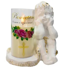znicz-gipsowa-figurka-nagrobna-zloty-aniol-aniolek-gipsowy-lampa-led