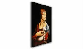 obraz-na-plotnie-002-dama-z-gronostajem-70x100cm
