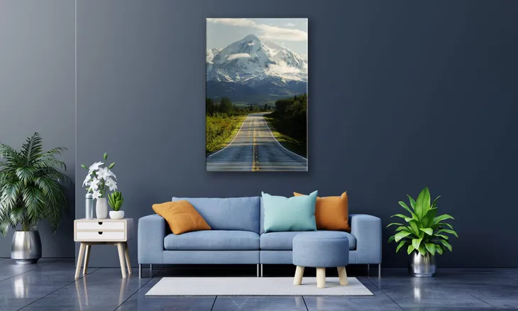 obraz-na-plotnie-030-droga-i-gory-70x100cm-szerokosc-cm-91-100