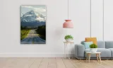 obraz-na-plotnie-030-droga-i-gory-70x100cm-format-pionowy