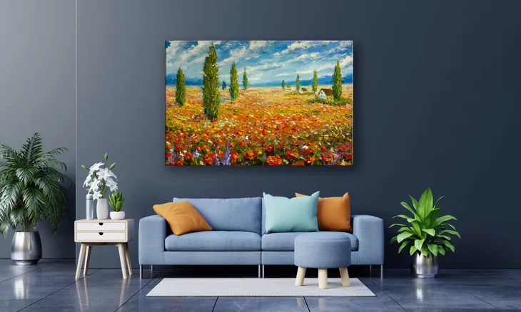 obraz-na-plotnie-084-pole-makow-100x70cm-szerokosc-cm-91-100