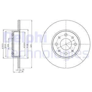 tarcza-hamulcowa-bg4312-del