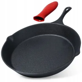 patelnia-zeliwna-z-silikonowa-nakladka-cast-line-30-cm-vilde