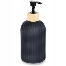 dozownik-do-mydla-szklany-czarny-400-ml-vilde
