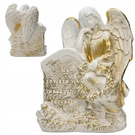 znicz-gipsowa-figurka-nagrobna-zloty-aniol-aniolek-dekoracja-gips