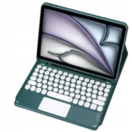 etui-z-klawiatura-bluetooth-touchpad-do-ipad-air-11-gen6-zielone-strado