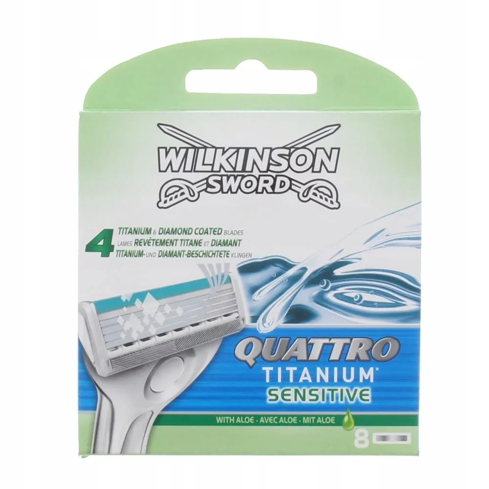 wilkinson-quattro-titanium-sensitive-wklady-8szt-stan-nowy