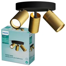 lampa-sufitowa-reflektor-3x-gu10-ip44-miedziany-czarny-kosipo-philips