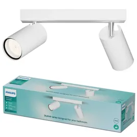 lampa-sufitowa-reflektor-oprawa-2x-gu10-ip44-biala-kosipo-philips