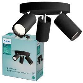 lampa-sufitowa-reflektor-3x-gu10-ip44-czarna-kosipo-philips