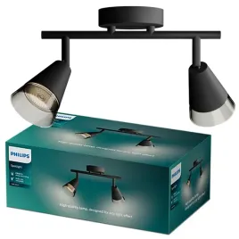 lampa-sufitowa-reflektor-natynkowy-2x-gu10-czarna-cleft-philips