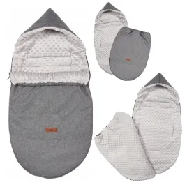 szary-cieply-pluszowy-spiworek-spiwor-z-kapturem-do-wozka-dla-dziecka-90x45