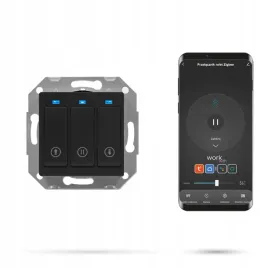 wlacznik-przelacznik-rolet-zaluzji-zaslon-tuya-zigbee-seria-frame-czarny