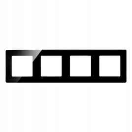 ramka-do-wlacznikow-gniazd-seria-frame-poczworna-czarna-szklana