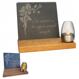 solarny-znicz-led-statuetka-na-cmentarz-grob-duza-dab-kamien-drewno-grawer