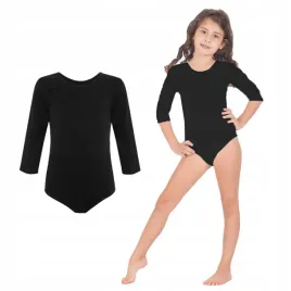 czarne-body-gimnastyczne-dla-dziewczynki-baletowe-bawelniane-dzieci-128