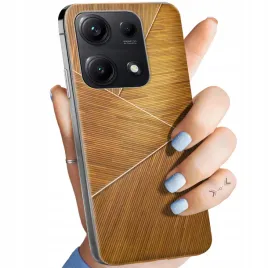 etui-do-xiaomi-redmi-note-14s-wzory-brazowe-drewniane-brown-obudowa-case
