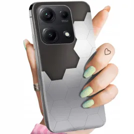 etui-do-xiaomi-redmi-note-14s-wzory-szare-metallic-grey-obudowa-pokrowiec