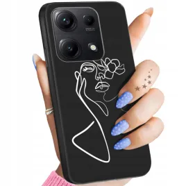 etui-matowe-do-xiaomi-redmi-note-14s-wzory-line-art-kreska-linia-obudowa