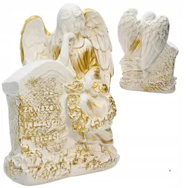 znicz-gipsowa-figurka-nagrobna-zloty-aniol-aniolek-dekoracja-gips