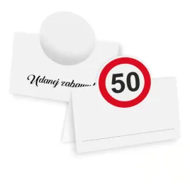 wizytowki-na-stol-50-urodziny-traffic-birthday-5x8-cm-10-szt
