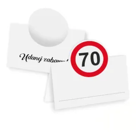 wizytowki-na-stol-70-urodziny-traffic-birthday-5x8-cm-10-szt