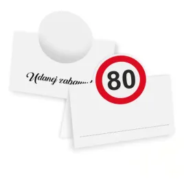 wizytowki-na-stol-80-urodziny-traffic-birthday-5x8-cm-10-szt