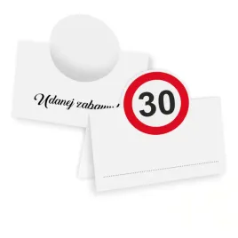 wizytowki-na-stol-30-urodziny-traffic-birthday-5x8-cm-10-szt