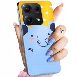 etui-do-xiaomi-redmi-note-14s-wzory-slon-slonie-sloniki-obudowa-pokrowiec