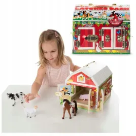 melissa-and-doug-zestaw-drewniana-stodola-gospodarstwo-4-figurki-zwierzat