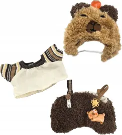 ubranka-dla-lalka-17cm-zestaw-ubranek-stroj-i-akcesoria-capybara-3szt