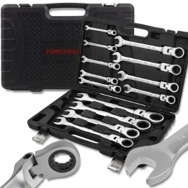 forcekraft-zestaw-kluczy-plasko-oczkowych-z-grzechotka-13-elementow-8-32mm