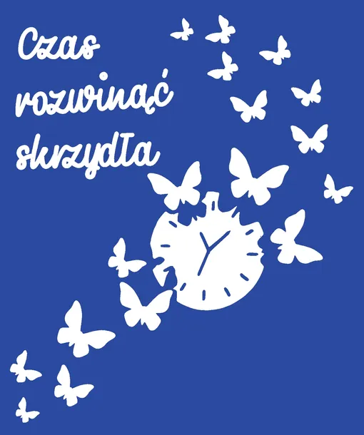 Dekoracja okno gazetka Zakończenie Roku "Czas rozwinąć..." Zestaw 85 - L