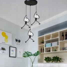 lampa-wiszaca-sufitowa-potrojna-nowoczesna-ludzik-wspinacz-loft
