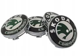 dekle-dekielki-zaslepki-znaczki-kapsle-kapselki-do-felg-skoda-60mm-zielone