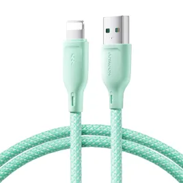 kabel-przewod-do-iphone-multi-color-series-usb-a-lightning-3a-1m-zielony
