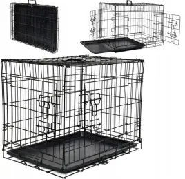 metalowa-klatka-dla-psa-kota-wielofunkcyjna-kenelowa-kojec-transporter-m