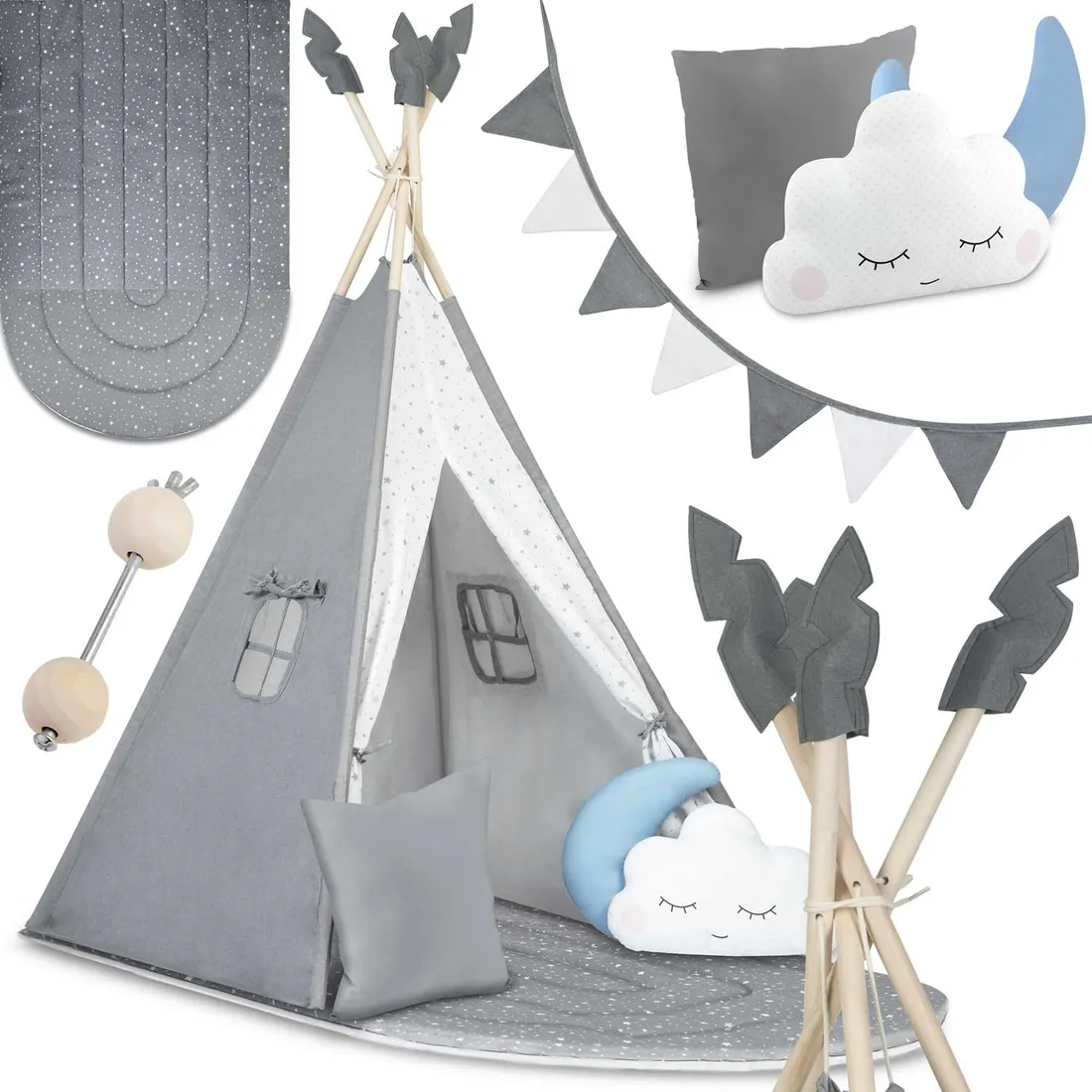 namiot-tipi-dla-dzieci-szary