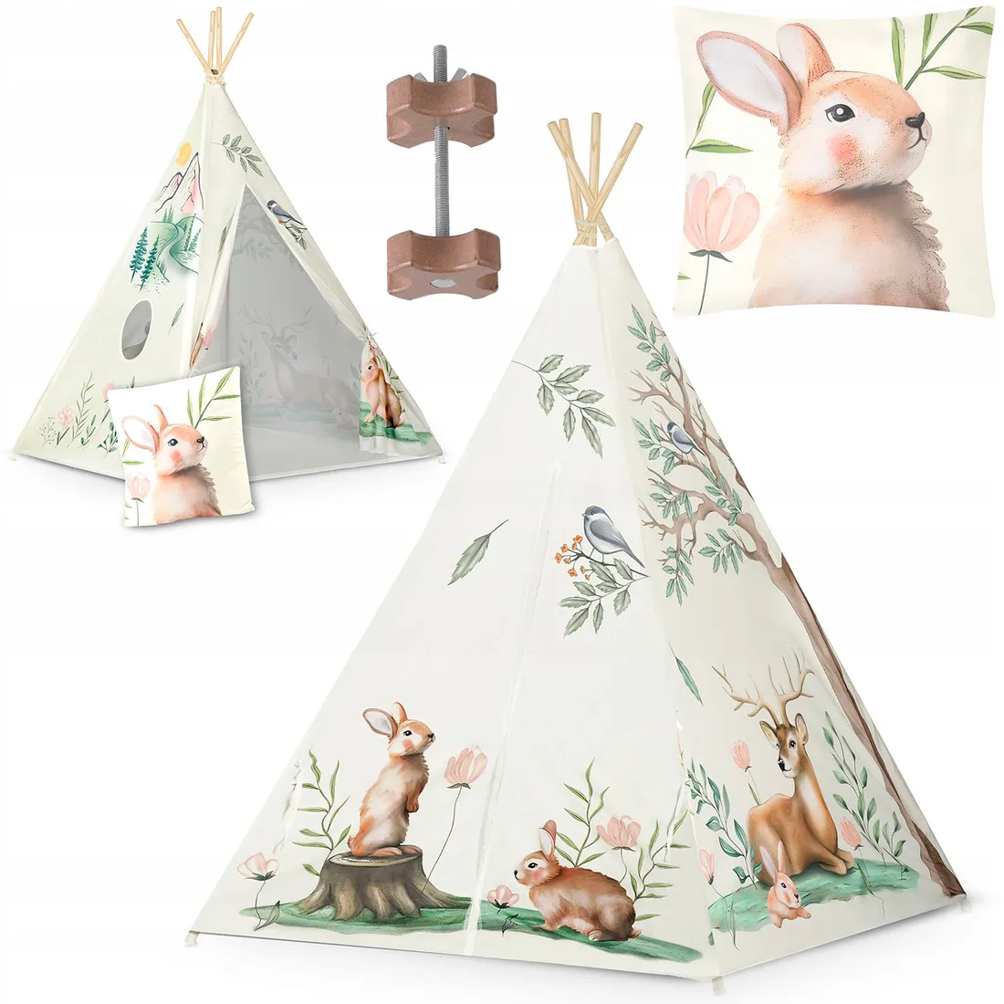 namiot-tipi-dla-dzieci-bezowe