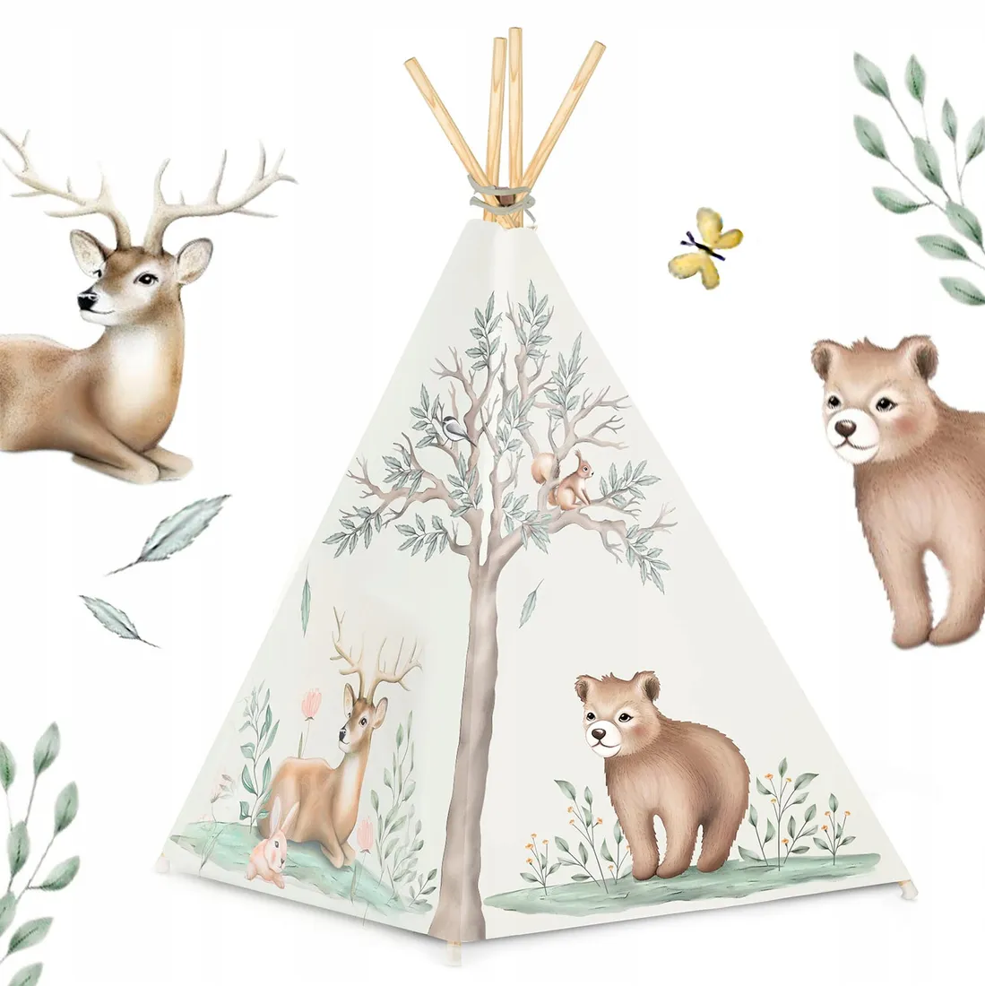 namiot-tipi-dla-dzieci-bezowe