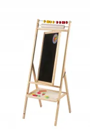 tablica-dla-dzieci-obrotowa-z-papierem-junior-czarna-scieralna