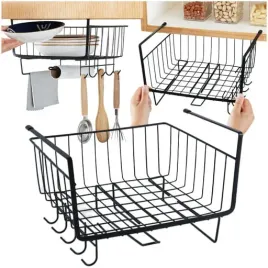 kosz-metalowy-podblatowy-z-haczykami-czarny-organizer-do-kuchni