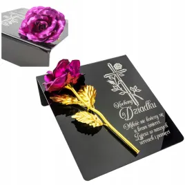 znicz-z-roza-w-odcieniach-czerwieni-i-zlota-oraz-z-grawerem-dla-dziadka