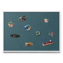 tablica-magnetyczna-z-rama-na-magnesy-z-podrozy-kolor-ciemny-morski-100x70