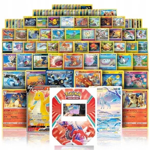Zestaw Pokemon ELEMENTAL MASTERS 80 kart+puszka|holo rare SMIETANA ART GANG